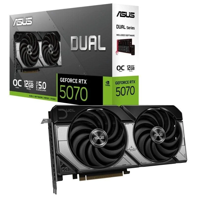1586 Asus Dual Geforce Rtx 5070 Oc 12gb Gddr7 Reflex 2 Rtx Ai Dlss4 26015e99 11a0 44ab Bdc9 F5b2ff20f324
